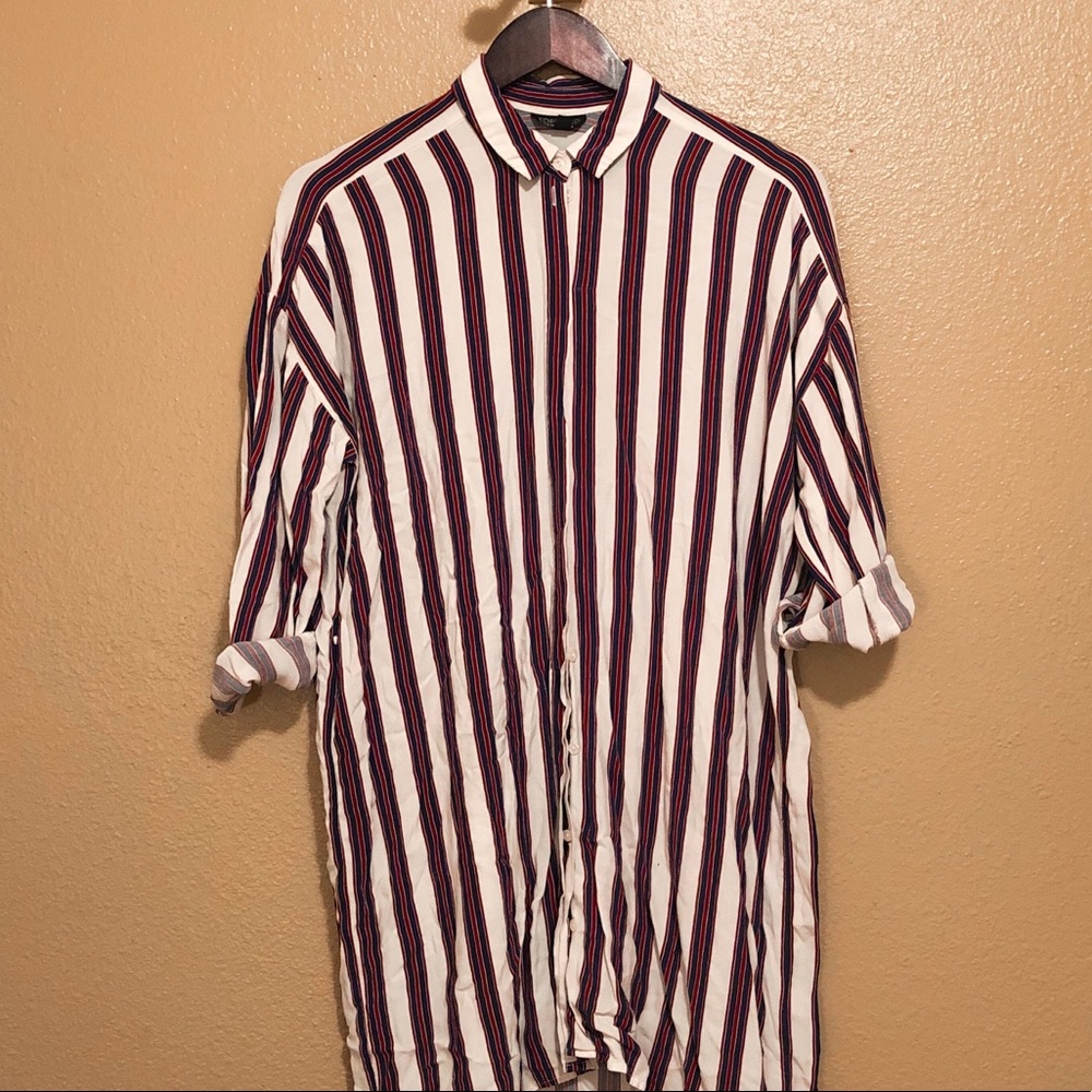 Topshop high-low button-down dress!